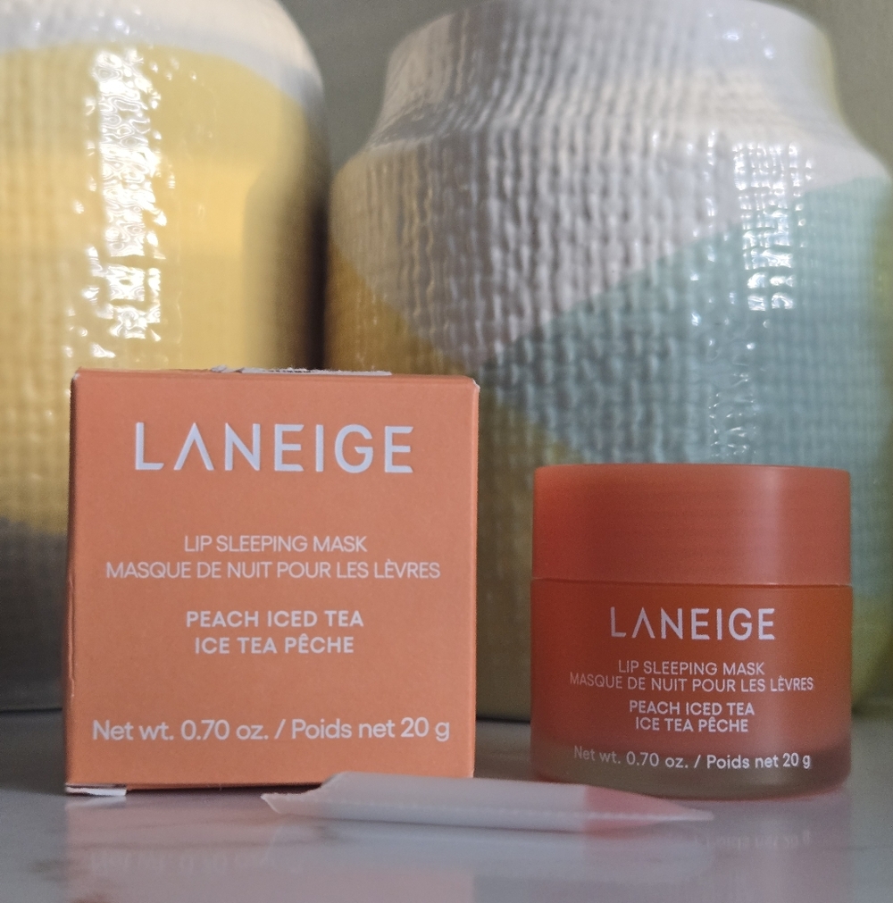NIB LANEIGE Lip Sleeping Mask Peach Iced Tea